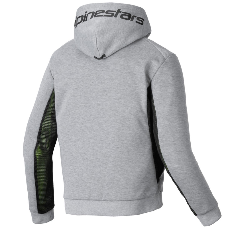 Sweat-shirt moto Alpinestars Chrome Air Sport gris-noir-kaki foncé