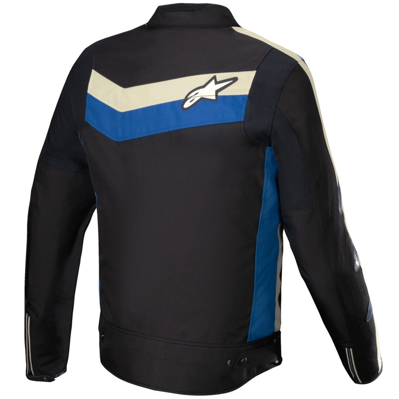 Blouson moto imperméable Alpinestars T-Dyno noir-bleu-beige