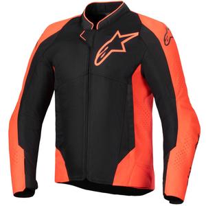 Blouson moto Alpinestars Viper Air V4 rouge fluo-noir
