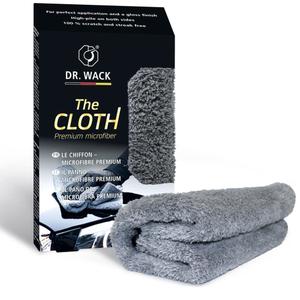 Chiffon épais de qualité supérieure pour le polissage final Dr. Wack The Cloth gris
