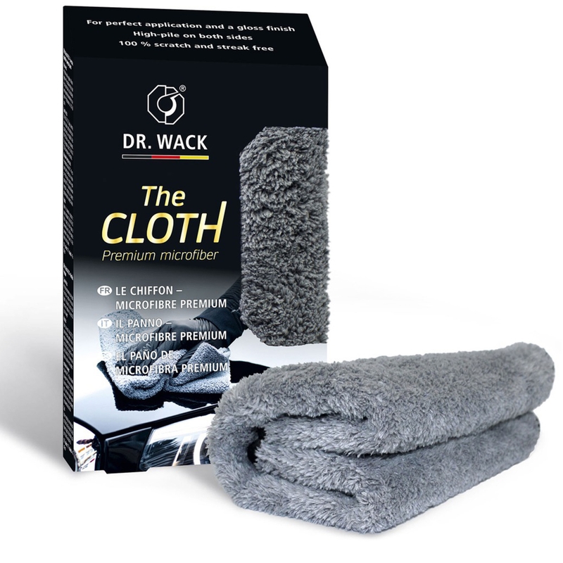 Chiffon épais de qualité supérieure pour le polissage final Dr. Wack The Cloth gris