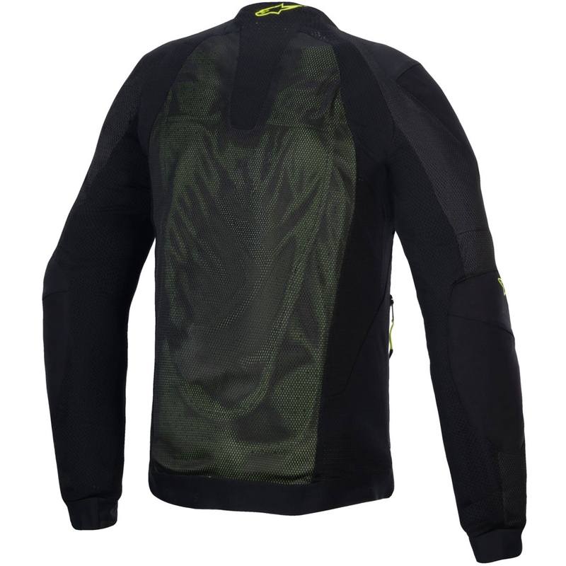Blouson moto Alpinestars TROOP-AIR noir-jaune fluo