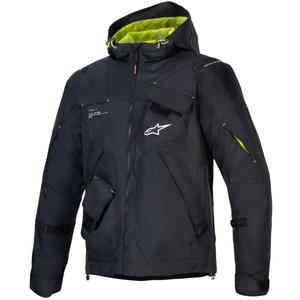 Blouson moto Alpinestars MOGRESS AIR noir-citron vert-blanc