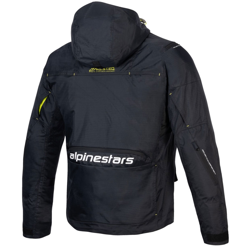 Blouson moto Alpinestars MOGRESS AIR noir-citron vert-blanc