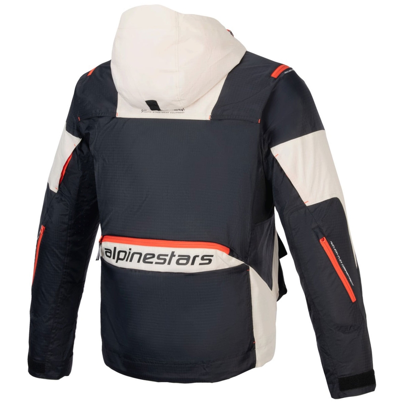 Blouson moto Alpinestars MOGRESS AIR noir-amande-orange