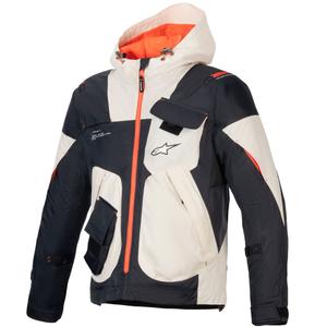Blouson moto Alpinestars MOGRESS AIR noir-amande-orange
