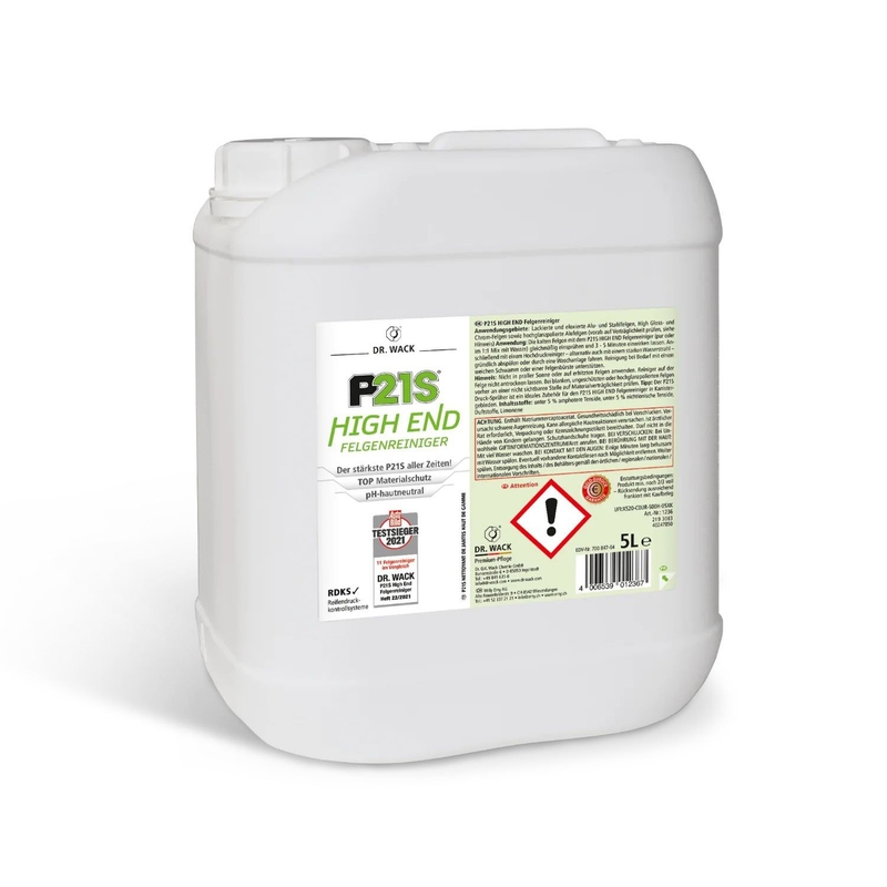 Nettoyant pour jantes en gel qui réagit aux contaminants ferreux Dr. Wack High End Wheel Cleaner 5 l