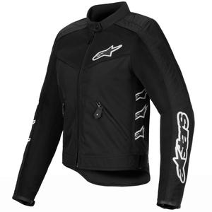 Blouson moto femme Alpinestars STELLA T-DYNO AIR noir-blanc