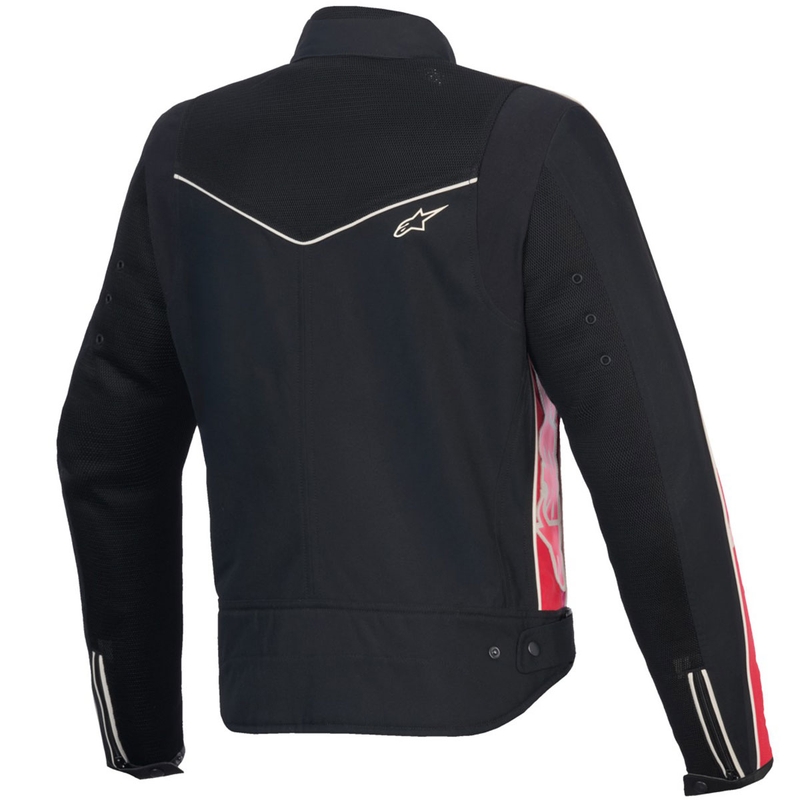 Blouson moto femme Alpinestars STELLA T-DYNO AIR noir-rouge-rose-blanc
