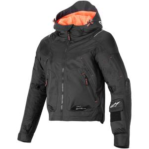 Blouson moto femme Alpinestars MOLLY AIR noir-corail fluo