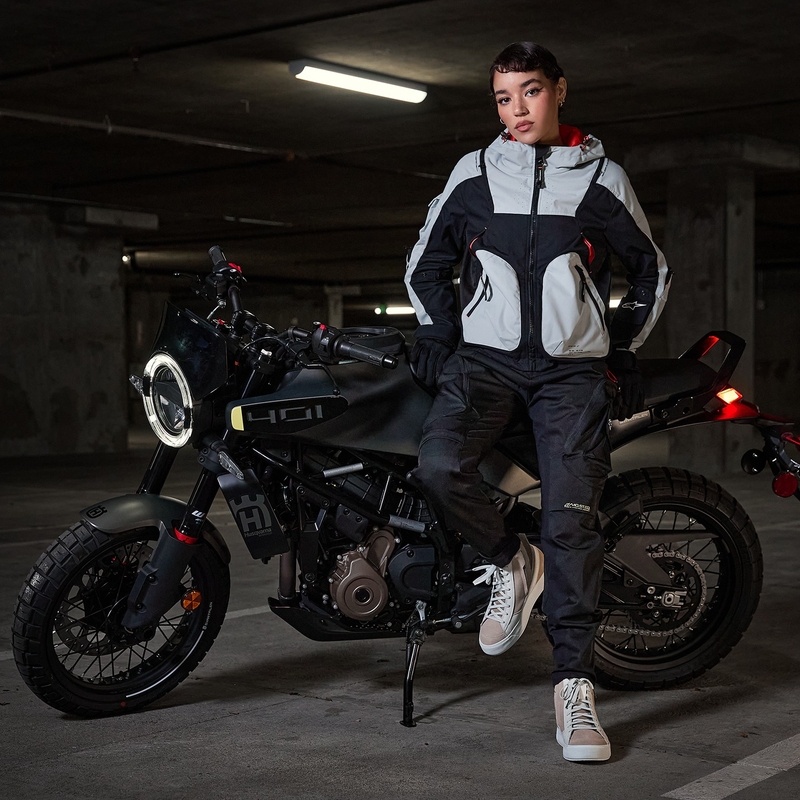 Veste moto femme Alpinestars MOLLY AIR noir-amande