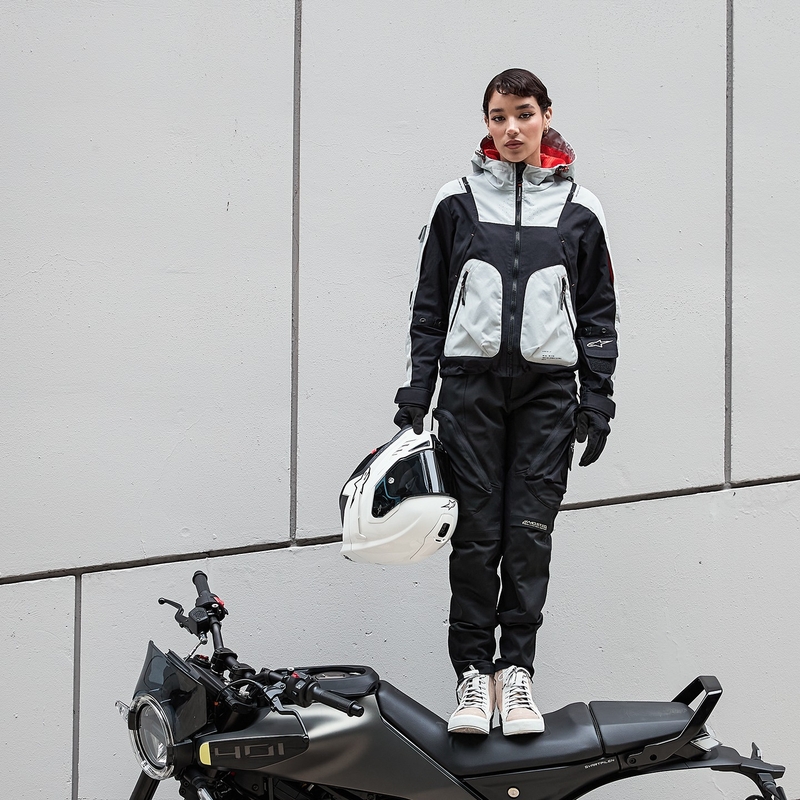 Veste moto femme Alpinestars MOLLY AIR noir-amande