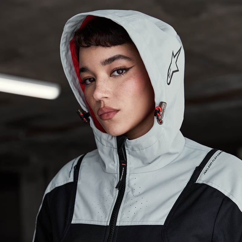 Veste moto femme Alpinestars MOLLY AIR noir-amande
