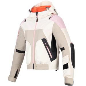 Veste moto femme Alpinestars MOLLY AIR sable-rose-amande