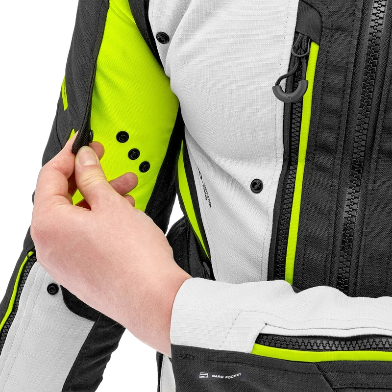 Veste de moto Shima Dune jaune fluo