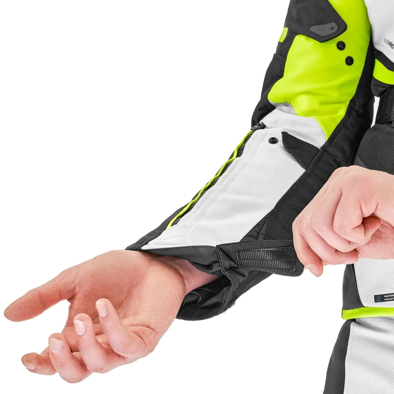 Veste de moto Shima Dune jaune fluo
