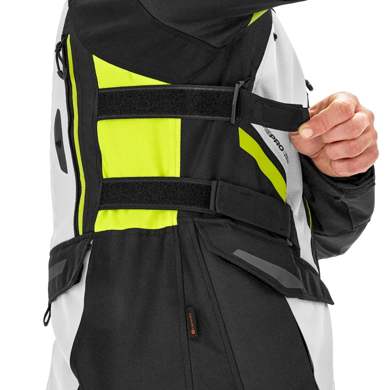 Veste de moto Shima Dune jaune fluo