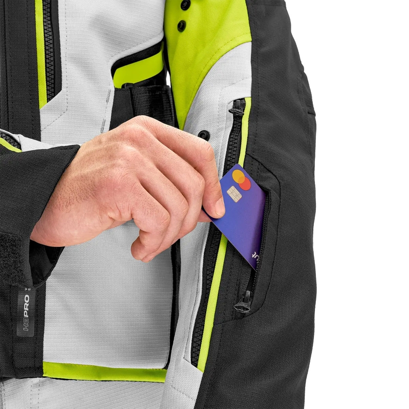 Veste de moto Shima Dune jaune fluo