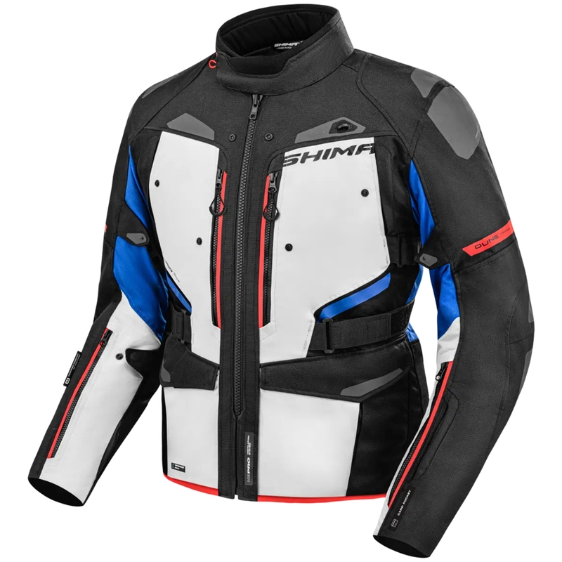 Veste de moto Shima Dune bleu
