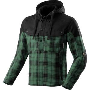 Chemise moto Rebelhorn Shifter noir-vert