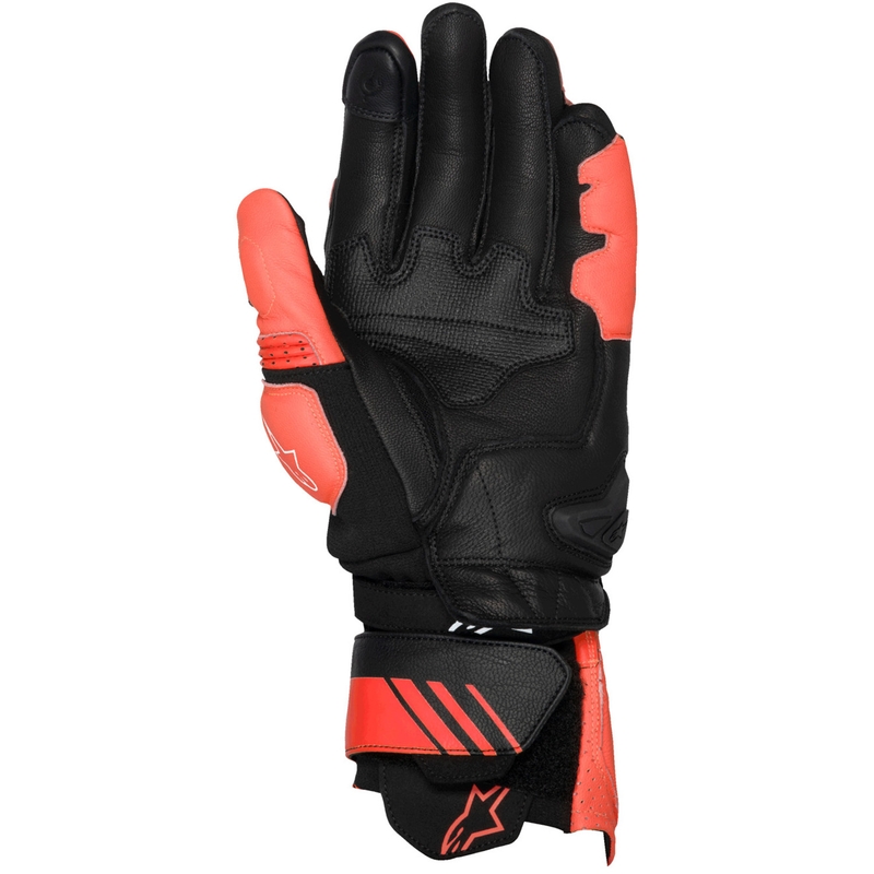 Gants moto Alpinestars GP Plus R V3 rouge-fluo rouge-noir