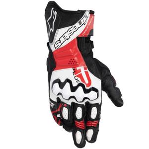 Gants moto Alpinestars GP Plus R V3 noir-blanc-rouge