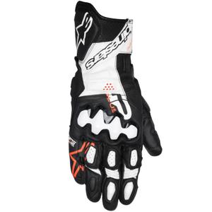 Gants moto Alpinestars GP Plus R V3 noir-blanc-rouge fluo