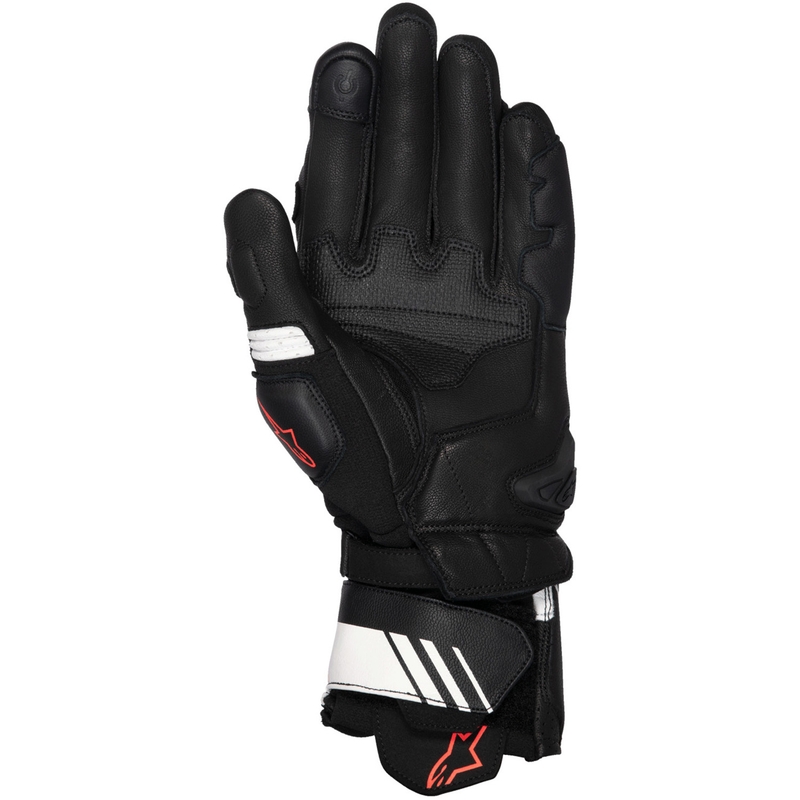 Gants moto Alpinestars GP Plus R V3 noir-blanc-rouge fluo