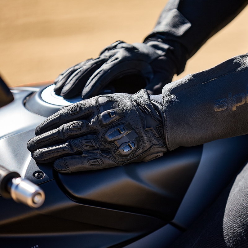 Gants de moto Alpinestars SP X 7 noir-noir