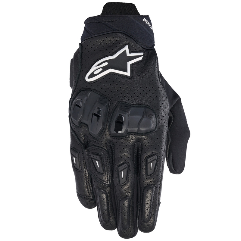 Gants de moto Alpinestars SP X 7 noir-blanc