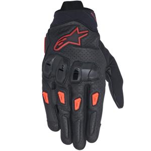 Gants moto Alpinestars SP X 7 noir-rouge foncé-rouge
