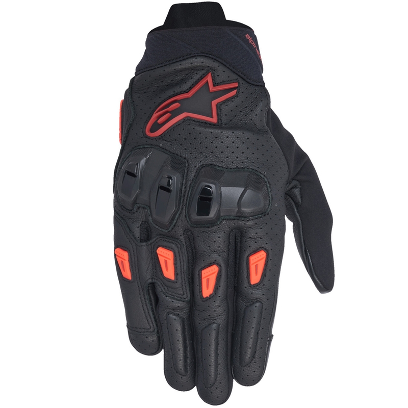 Gants moto Alpinestars SP X 7 noir-rouge foncé-rouge