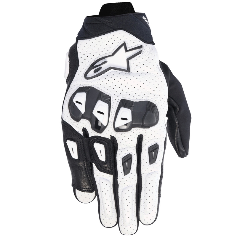 Gants moto Alpinestars SP X 7 blanc-noir