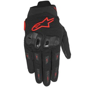 Gants moto Alpinestars SP X 5 Air noir-rouge fluo
