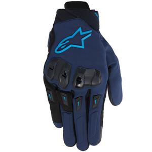 Gants de moto Alpinestars SP X 3 bleu foncé-bleu clair