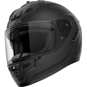 Casque moto intégral SENA avec casque Phantom, noir