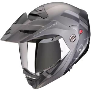 Casque de moto Scorpion ADX-2 GALANE mat noir-argenté