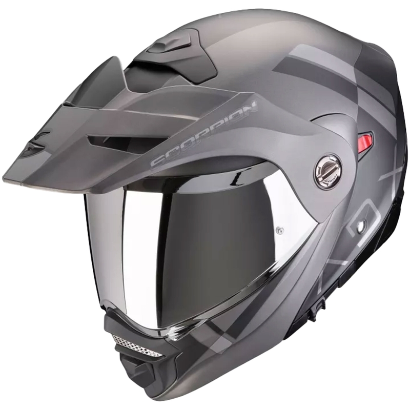 Casque de moto Scorpion ADX-2 GALANE mat noir-argenté soldes
