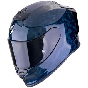 Casque moto intégral Scorpion EXO-R1 EVO CARBON AIR ONYX bleu