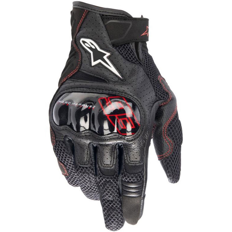 Gants moto Alpinestars Rio Hondo V2 Air MM93 collection noir-rouge