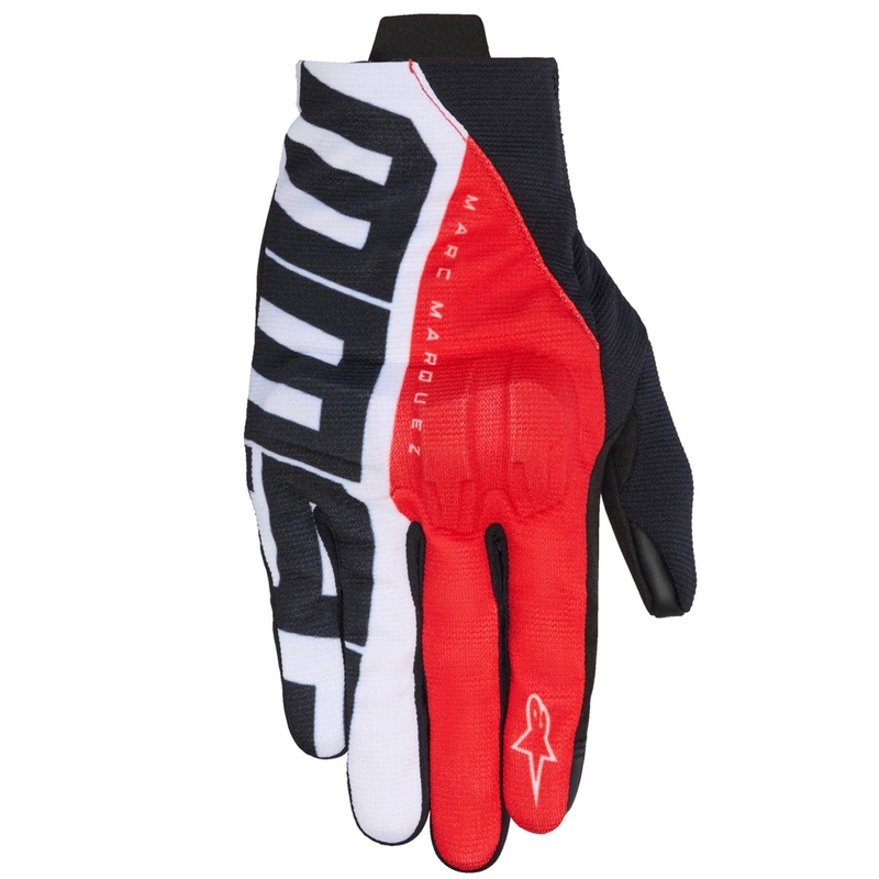 Gants moto Alpinestars Reef V2 MM93 collection rouge-blanc-noir