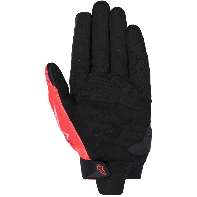 Gants moto Alpinestars SP X 1 MM93, collection fluo, rouge-bleu-noir-blanc