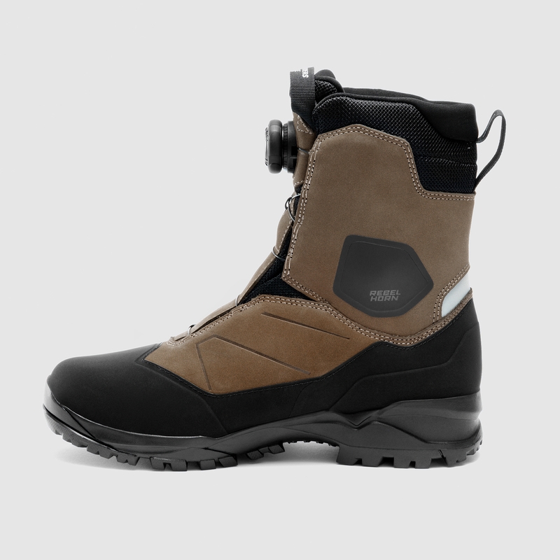 Bottes de moto Rebelhorn Defender X marron