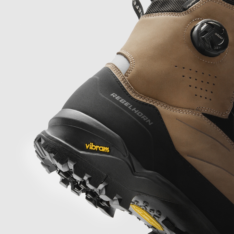 Bottes de moto Rebelhorn Defender X marron