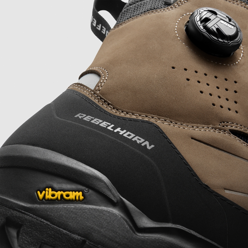 Bottes de moto Rebelhorn Defender X marron