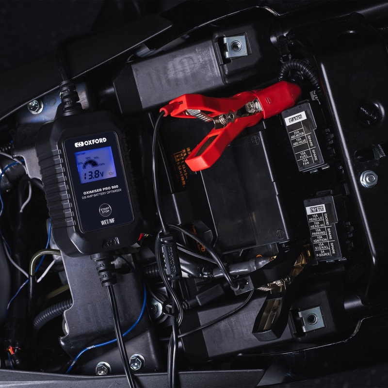 Chargeur de batterie Oxford Oximiser Pro 900 0,8 A, 6/12 V, 3,5-20 Ah