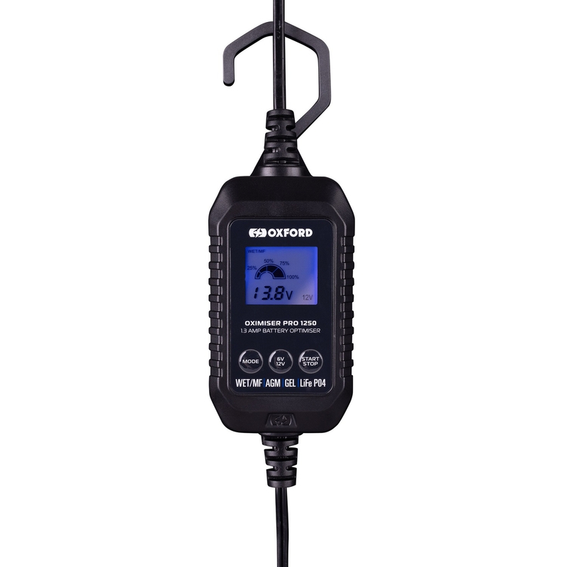 Chargeur de batterie Oxford Oximiser Pro 1250 1,3 A, 6/12 V, 3,5-40 Ah
