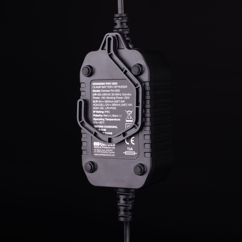 Chargeur de batterie Oxford Oximiser Pro 1250 1,3 A, 6/12 V, 3,5-40 Ah