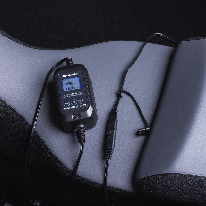 Chargeur de batterie Oxford Oximiser Pro 1250 1,3 A, 6/12 V, 3,5-40 Ah