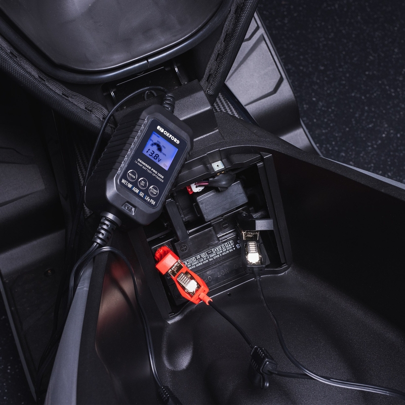 Chargeur de batterie Oxford Oximiser Pro 1250 1,3 A, 6/12 V, 3,5-40 Ah